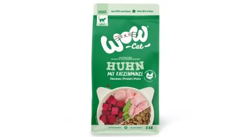 WOW CAT Huhn - karma z kurczaka dla doros艂ych kot贸w 2kg Ekspresowa dostawa