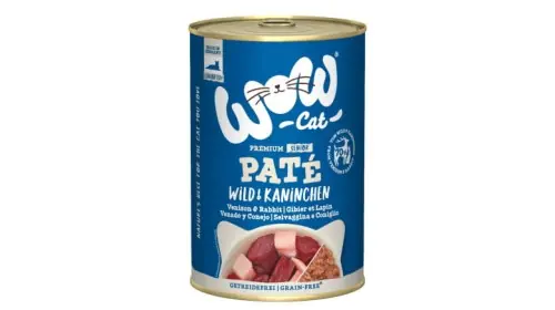 WOW CAT Senior - dziczyzna z kr贸likiem dla kota seniora 400g Super okazja
