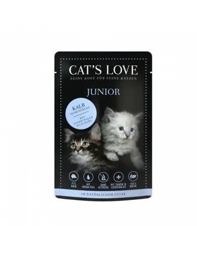 Bezpieczna płatność CAT‘S LOVE Junior ciel臋cina w naturalnej galaretce 85g