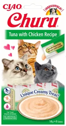 Inaba Ciao Churu Tuna with Chicken Recipe 56 g Taniej
