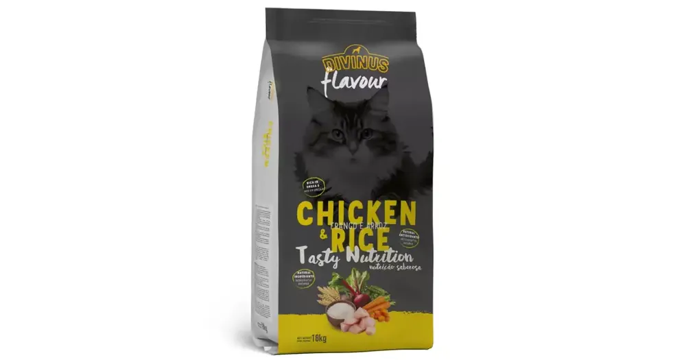 Divinus FLAVOUR CAT dla dorosłego kota - kurczak z ryżem 18 kg Oferta