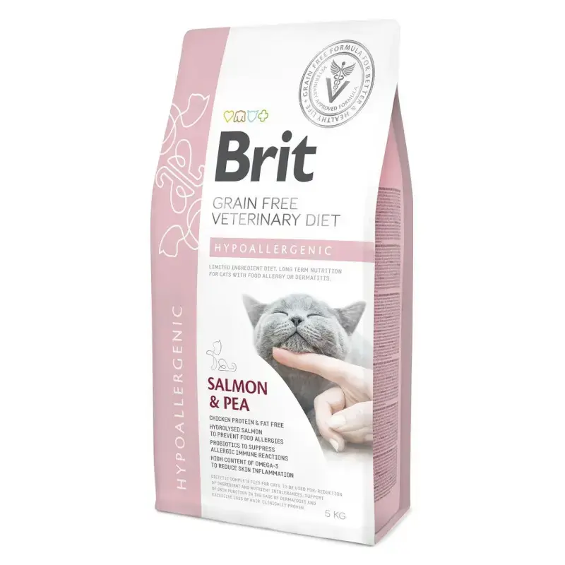 BRIT Grain-Free Veterinary Diet Hypoallergenic sucha karma dla kota 400g, 2kg i 5kg Bezpieczna płatność