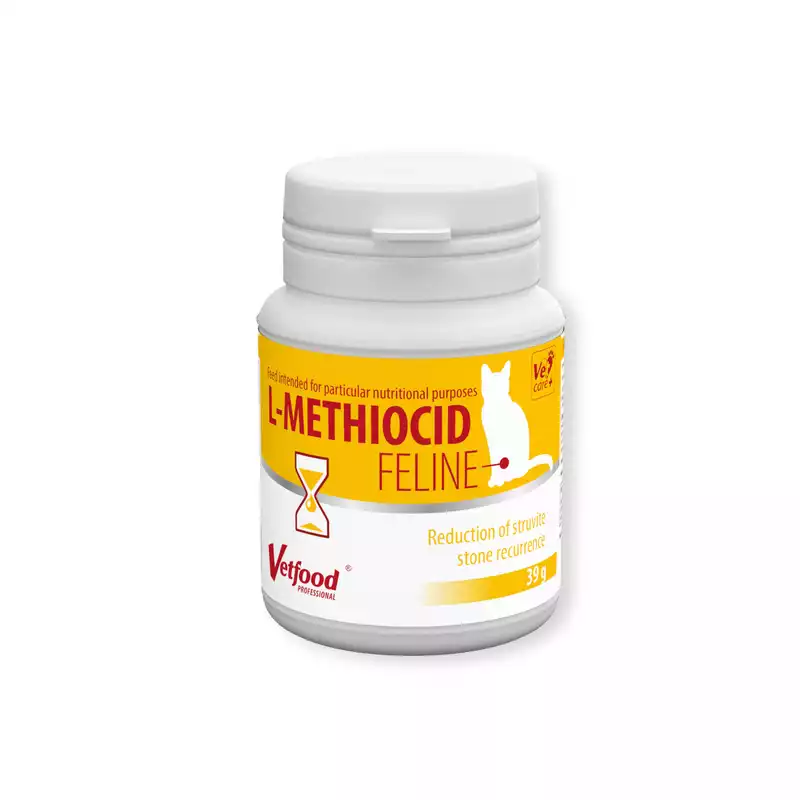 VETFOOD L-Methiocid Feline - suplement dla kotów 39g Ostatnia szansa