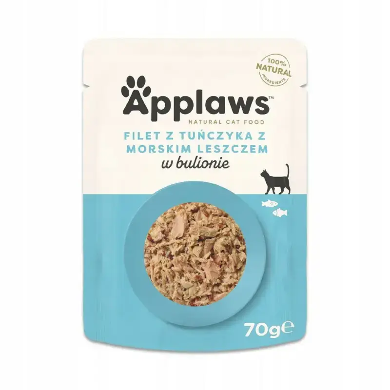 Szybka wysyłka APPLAWS Natural Cat Food Tuńczyk i Leszcz - saszetka dla kota 70g