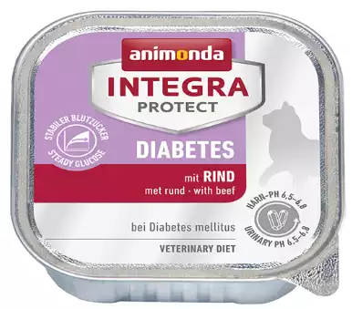 ANIMONDA Integra Protect Diabetes, Wołowina - karma dla kotów z cukrzycą 100g Dostępne od ręki
