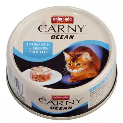 ANIMONDA Carny Ocean Tuńczyk i owoce morza - mokra karma dla dorosłych kotów, puszka 80g Bestseller