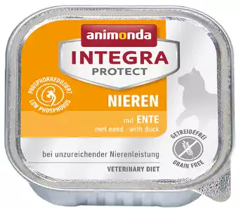 Dostępne od ręki ANIMONDA Integra Protect Nieren, Kaczka - karma dla kotów z niewydolnością nerek 100g