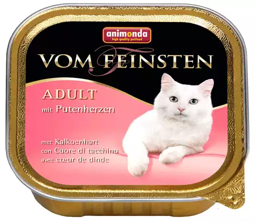 ANIMONDA Vom Feinsten Adult z sercami indyczymi - Pełnowartościowy posiłek dla dorosłych kotów, 100g Zamów teraz