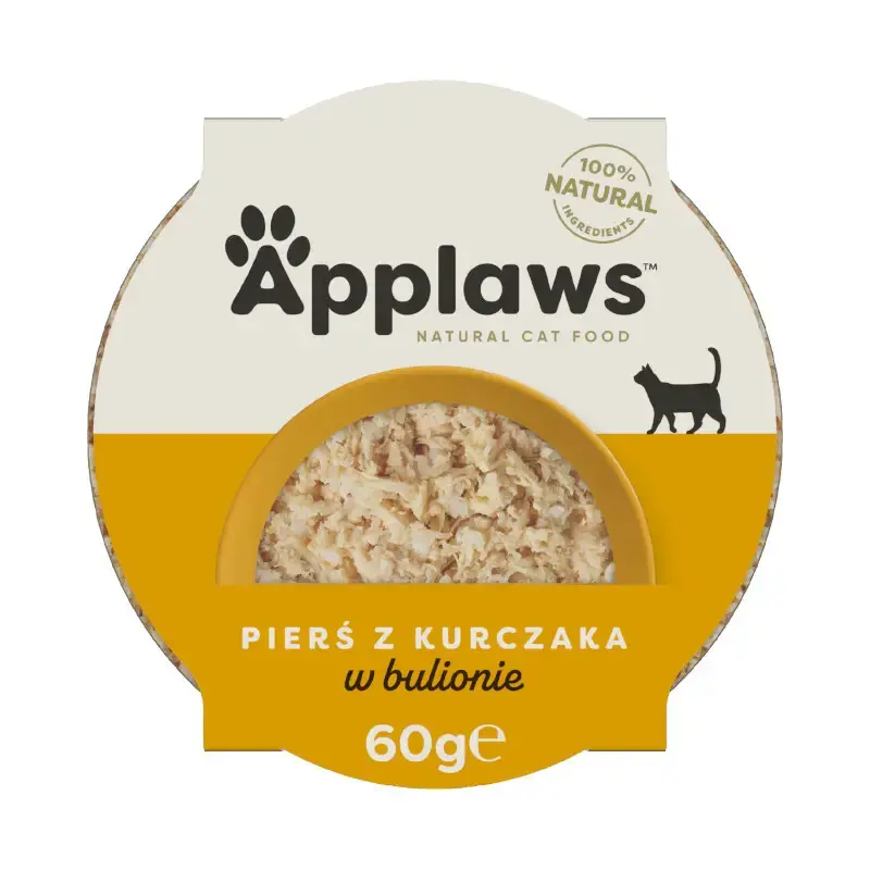 APPLAWS Miseczka z kurczakiem i ryżem - karma dla kota 60g Kup teraz