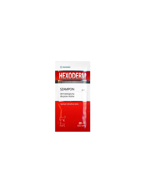 Hexoderm - szampon dermatologiczny saszetka 20ml - 1 sztuka Rabat