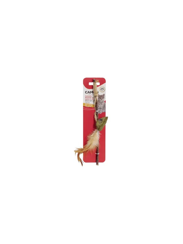 Camon Cat Toy Wędka matatabi z myszką Wysoka jakość