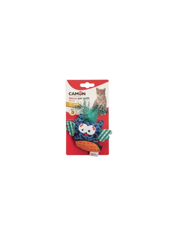 Popularny Camon Cat Toy Ptaszek z dzwonkiem i kocimiętką 10cm