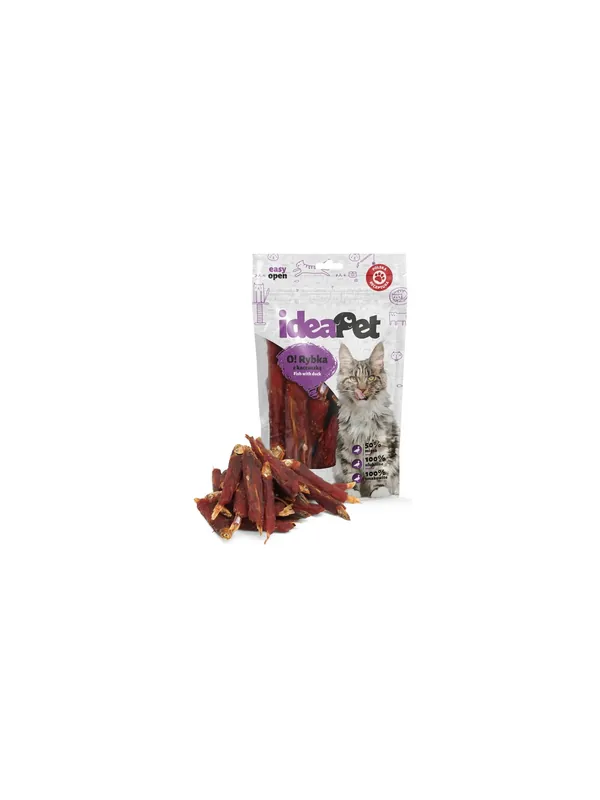 Darmowy zwrot IdeaPet O! Kot Ryba z kaczką 60g