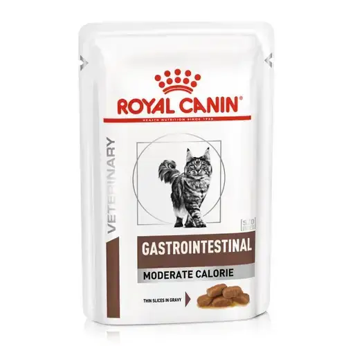 Cena promocyjna ROYAL CANIN GastroIntestinal Moderate Calorie - mokra karma weterynaryjna dla kotów z nadwagą 85g