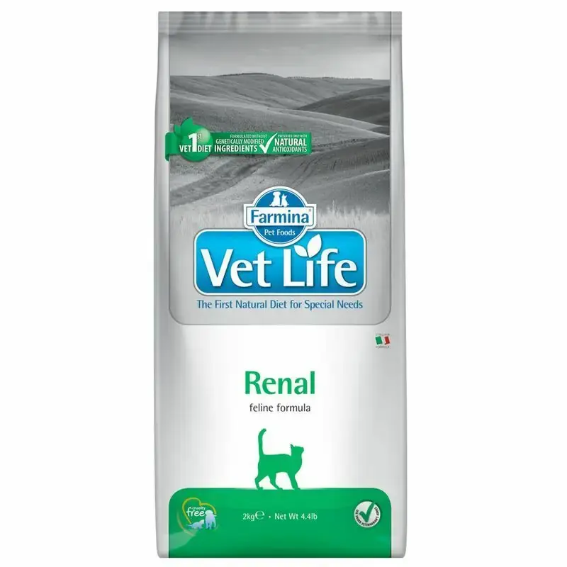 FARMINA Vet Life Renal dietetyczna karma dla kotów z przewlekłą lub ostrą niewydolności nerek Tylko dziś