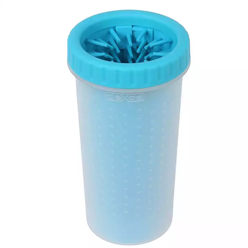 Dexas Mudbuster Dog Paw Cleaner - wygodny w użyciu, silikonowy czyścik do łap, kolor turkusowy Zniżka