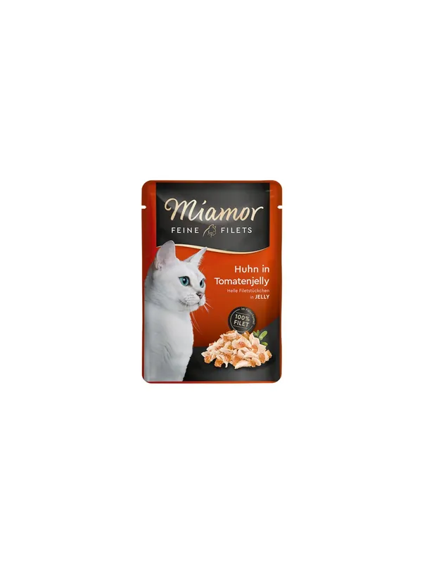 Szybka dostawa Miamor Feine Filets Kurczak & Galaretka pomidorowa saszetka 100g