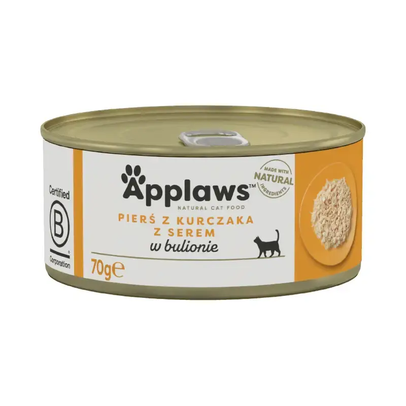 Najlepsza cena APPLAWS - Mokra karma dla kotów, pierś z kurczaka z serem