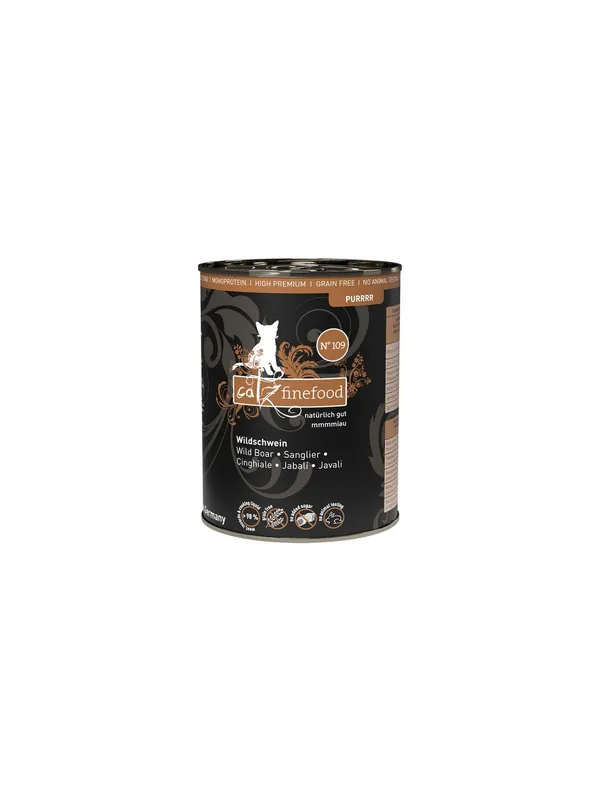Taniej Catz Finefood Purrrr N.109 Dzik puszka 400g
