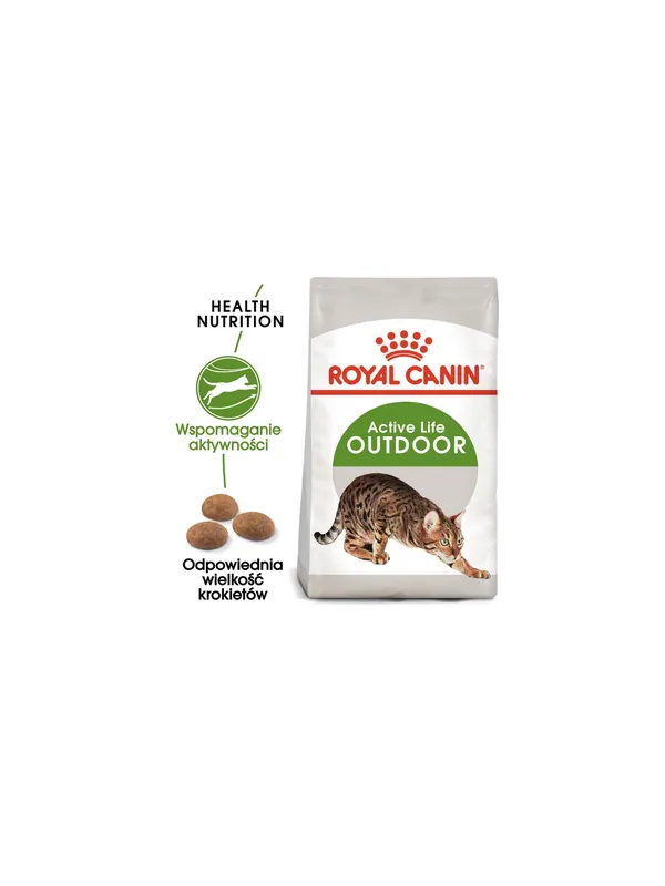 Darmowy zwrot Royal Canin Outdoor karma sucha dla kotów dorosłych, wychodzących na zewnątrz 2kg