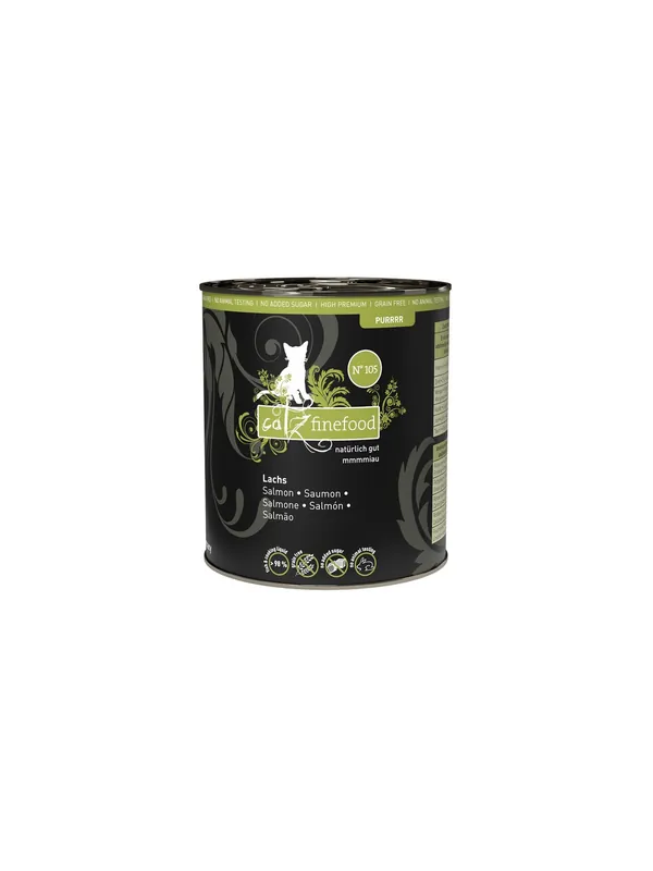 Tylko do końca tygodnia Catz Finefood Purrrr N.105 Łosoś puszka 750g