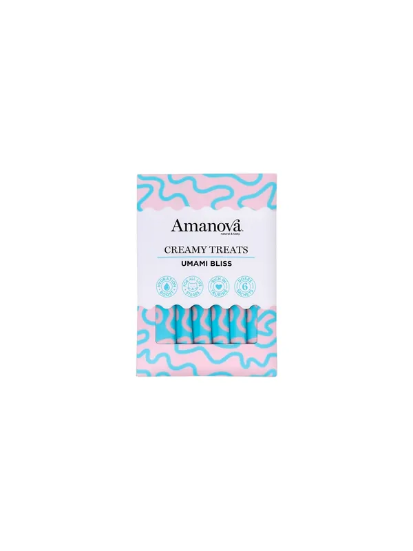 Amanova Cat Creamy Treats Umami Bliss Chicken & Katsuobushi - kurczak i katsuobushi 6x15g Oferta