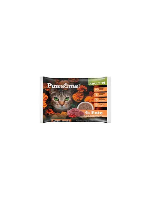Pawsome Adult Ente - kaczka saszetki 4x85g Oferta