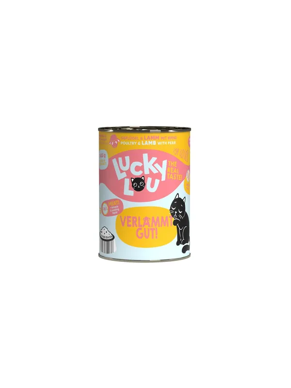 Lucky Lou Lifestage Adult Drób i jagnięcina puszka 400g Cena promocyjna