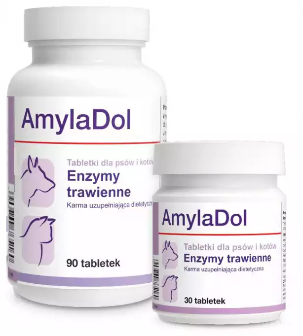 Dolfos Amyladol - Enzymy trawienne 30 tabletek, 90 tabletek Oferta limitowana