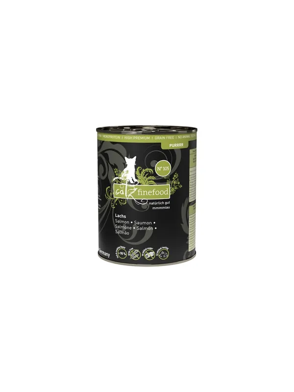 Oferta limitowana Catz Finefood Purrrr N.105 Łosoś puszka 375g