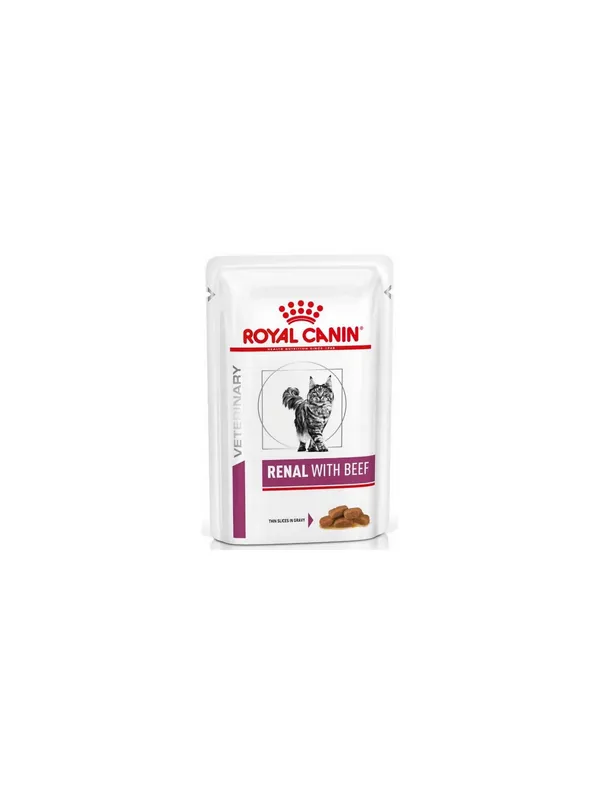Tani Royal Canin Veterinary Diet Feline Renal Wołowina saszetka 85g