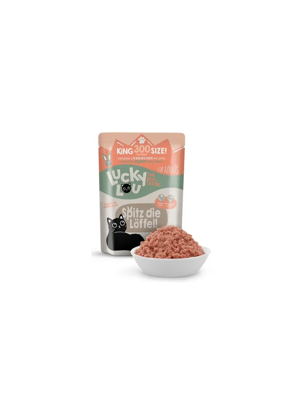 Lucky Lou Lifestage Adult Drób i królik saszetka 300g Darmowy zwrot