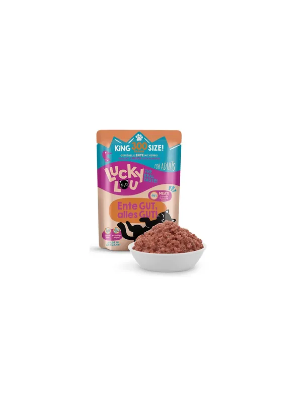 Lucky Lou Lifestage Adult Drób i kaczka saszetka 300g Ostatnie sztuki