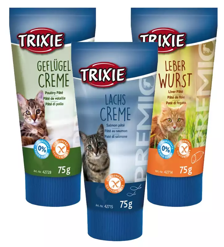 Trixie Premio pasztet dla kotów z tauryną 75g - poprawia smakowitość karmy, ułatwia podawanie leków Zniżka
