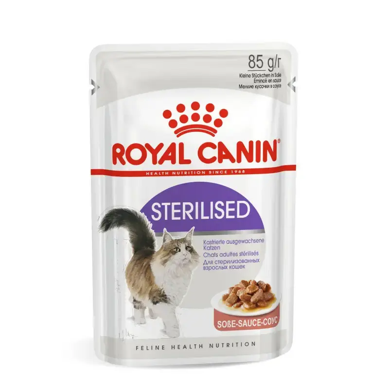 Super okazja ROYAL CANIN Sterilised - saszetka w sosie dla kotów po zabiegu sterylizacji 85g