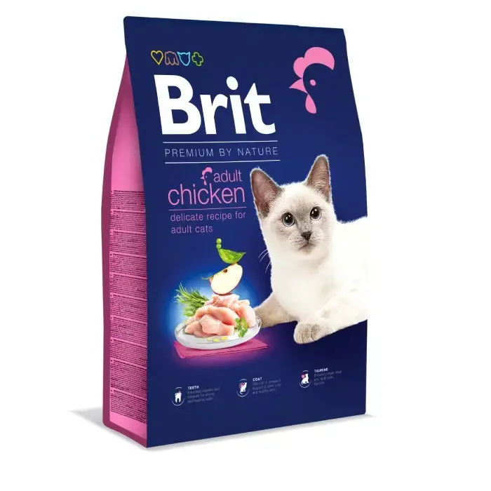 BRIT Premium Cat Adult Chicken - karma dla dorosłych kotów z kurczakiem Najlepsza cena