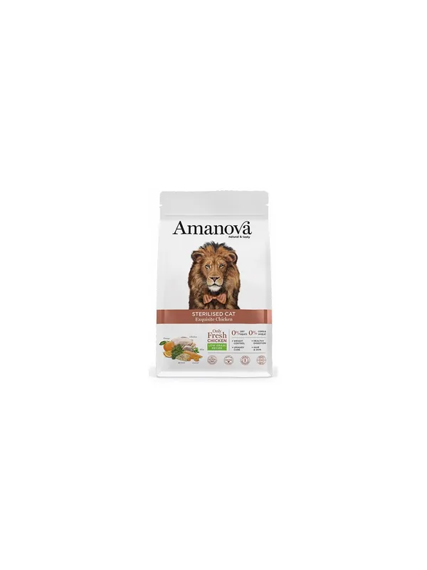 Amanova Cat Sterilised Exquisite Chicken - kurczak 300g Ostatnia szansa