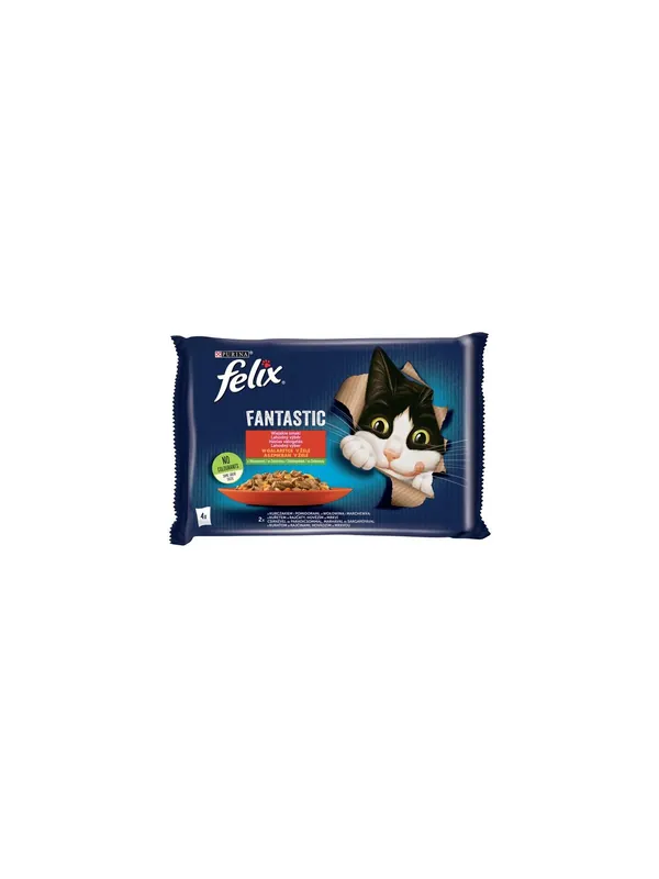 Okazja Felix Fantastic Wiejskie Smaki wołowina/kurczak w galaretce saszetki 4x85g
