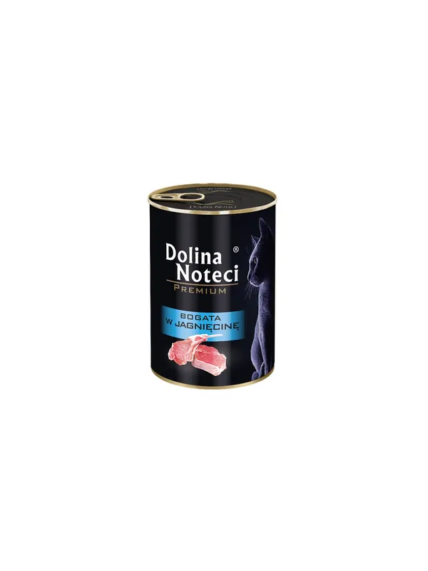 Obniżka ceny Dolina Noteci Premium Kot Bogata w jagnięcinę puszka 400g