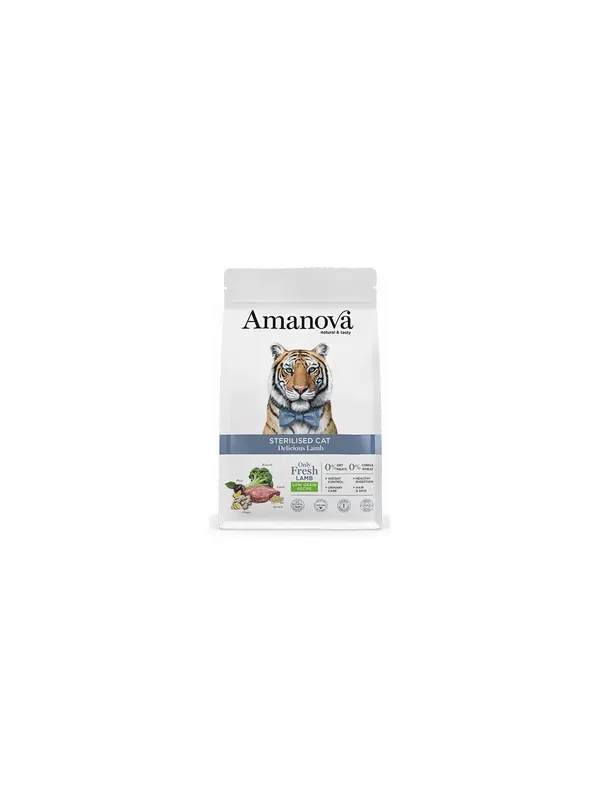 Nowość Amanova Cat Sterilised Delicious Lamb - jagnięcina 300g