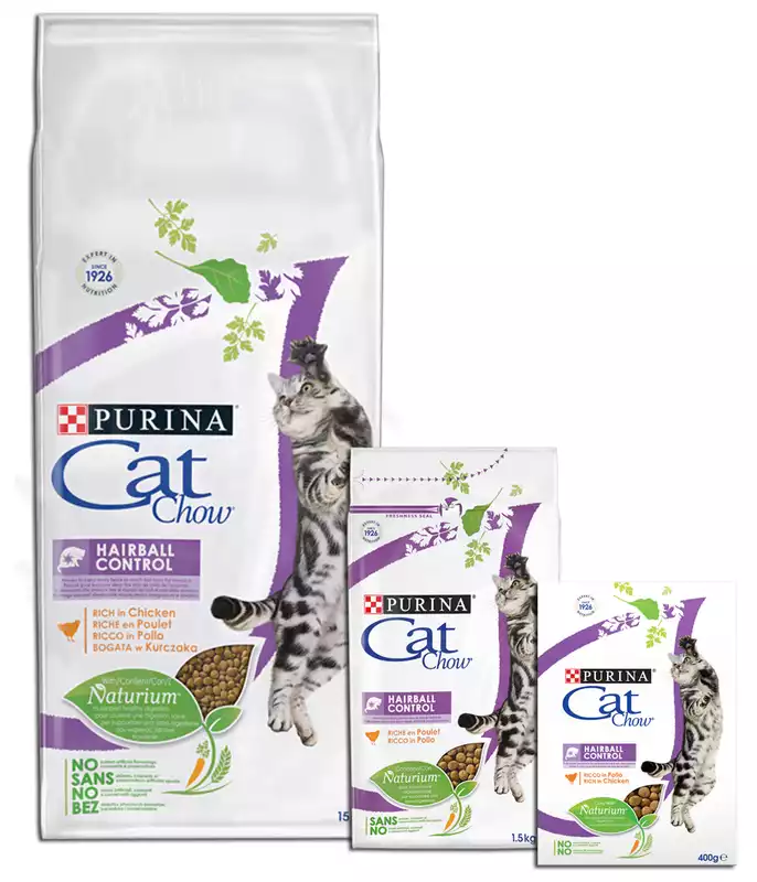 PURINA CAT CHOW SPECIAL CARE HAIRBALL CONTROL - karma odkłaczająca dla kota Zamów teraz