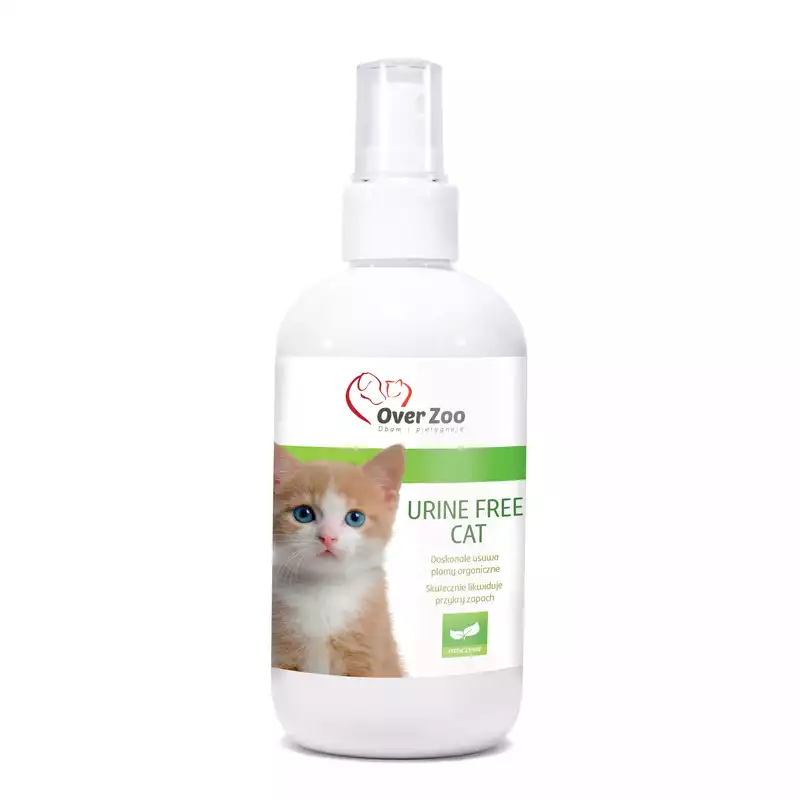 Najlepsza cena OVER ZOO Urine Free Cat - środek trwale usuwający plamy z moczu 250ml