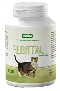 Oferta MIKITA-FELVITAL z tauryną - tabletki dla kota, 100 tabletek