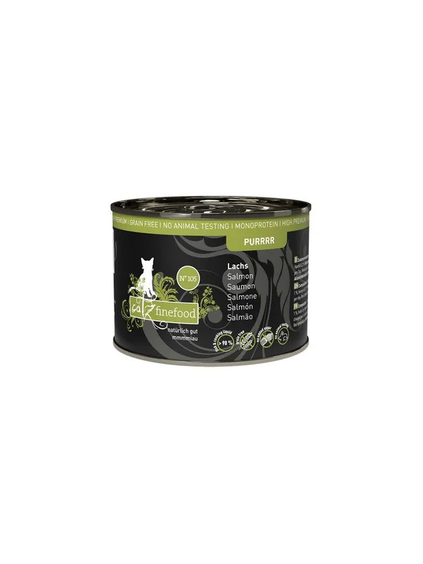 Catz Finefood Purrrr N.105 Łosoś puszka 190g Szybka dostawa