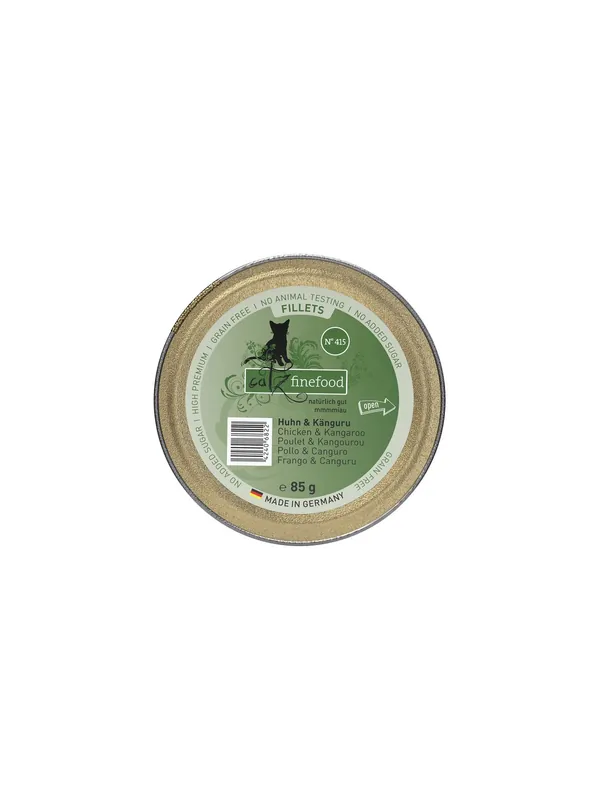 Hit cenowy Catz Finefood Filety N.415 Kurczak/Kangur tacka 85g