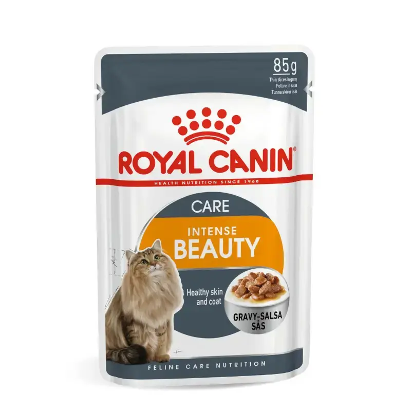 ROYAL CANIN Intense Beauty- karma dla dorosłych kotów na skórę i sierść, saszetka w sosie 85 g Hit cenowy