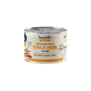 Sanabelle Gęś, kurczak i marchew puszka 180g Darmowy zwrot