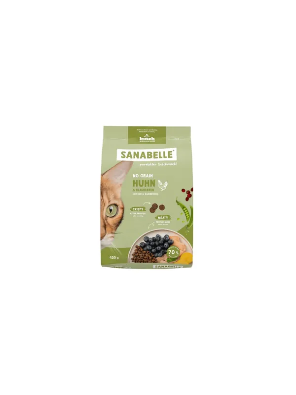 Sanabelle Adult No Grain Huhn - bezzbożowa z kurczakiem 400g Popularny