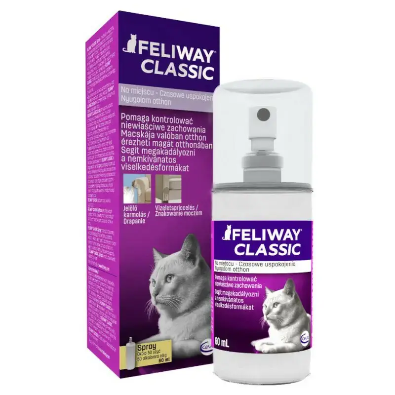 FELIWAY - Kocie Feromony Policzkowe 60 ml - CEVA - spray Popularny