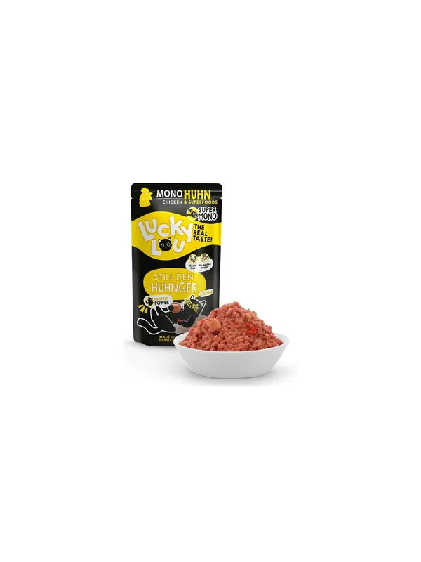 Lucky Lou SuperMono Kurczak saszetka 125g Łatwy zwrot
